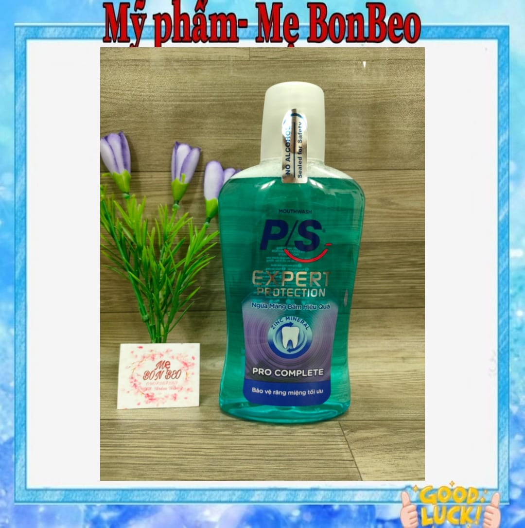 Nước súc miệng ngừa mảng bám P/S Pro Complete 500ml