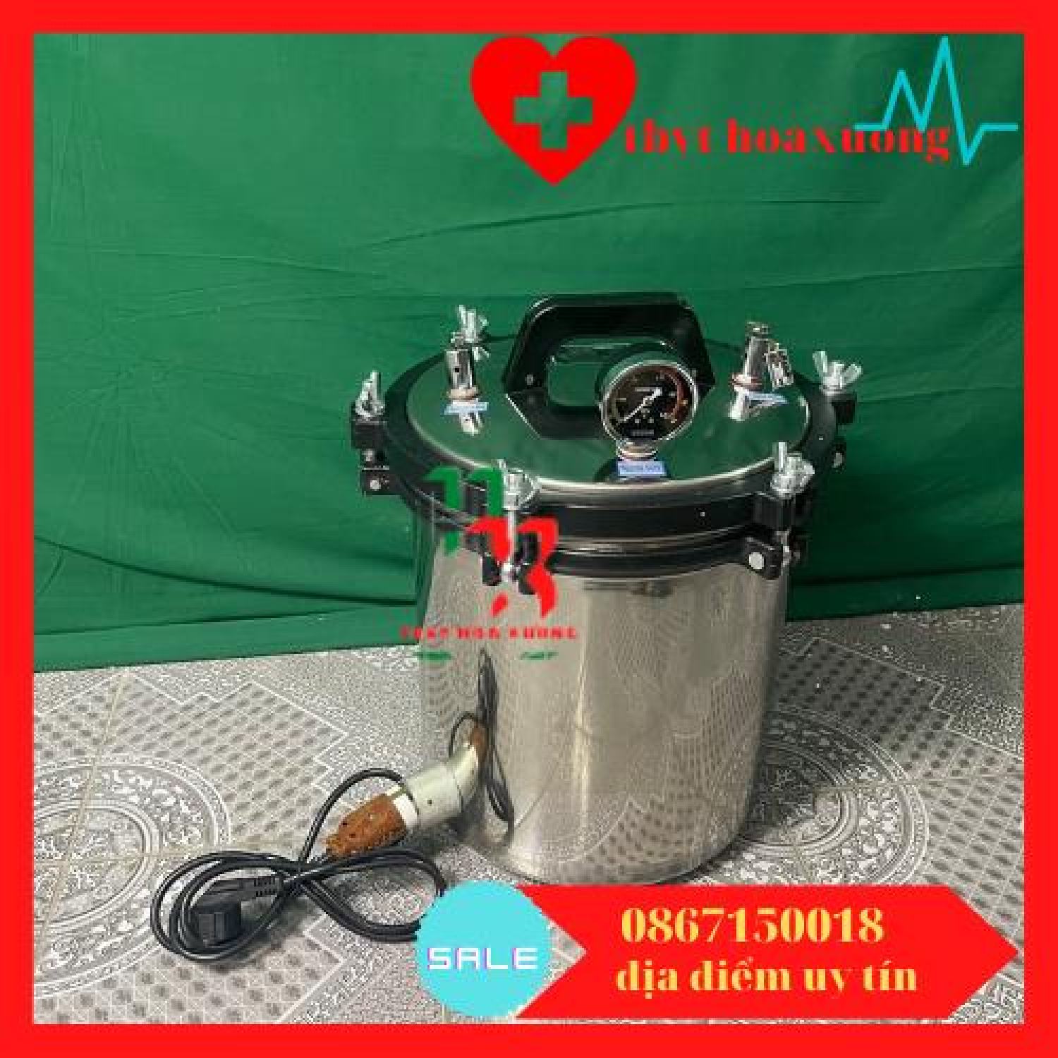 nồi hấp ướt tiệt trùng 18 lít