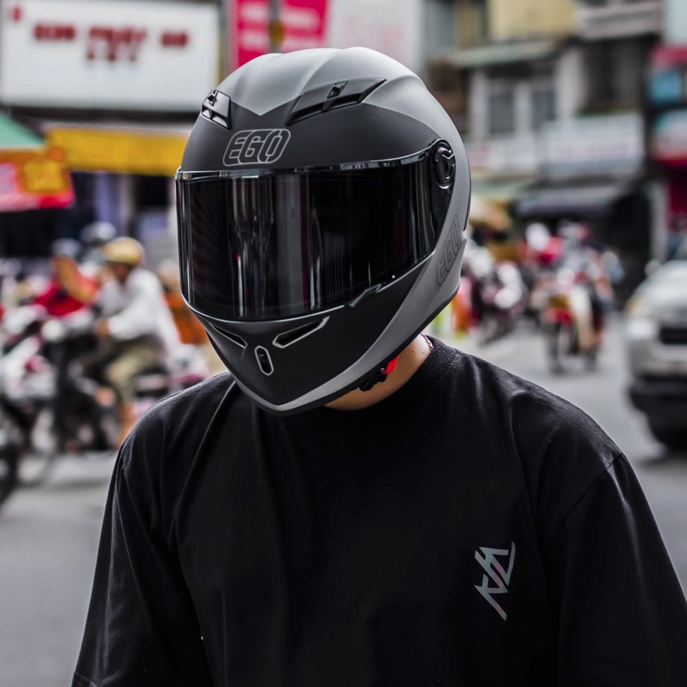Mũ Bảo Hiểm Fullface Thể Thao EGO E7 – 1 Kính