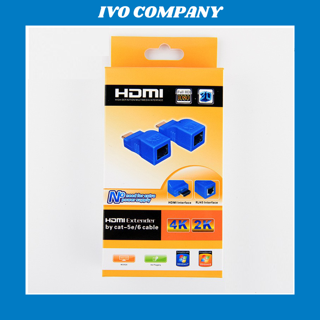 Bộ Chuyển Đổi HDMI Sang LAN 30m RJ45