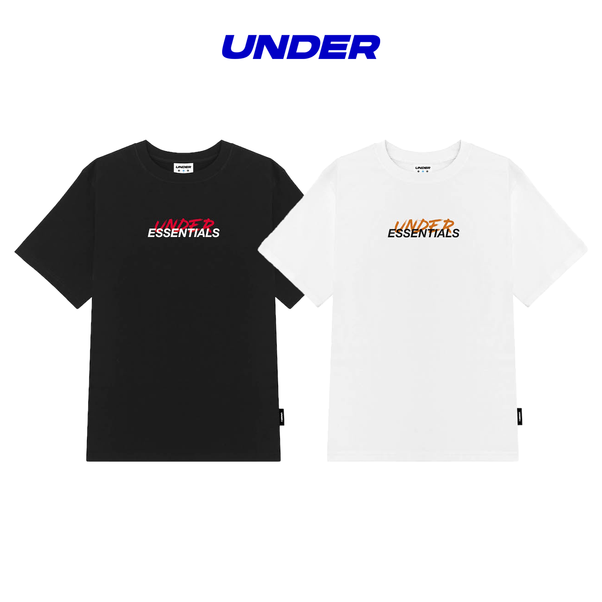 Áo thun UNDER Essentials Tee (Đen) - UTS003A