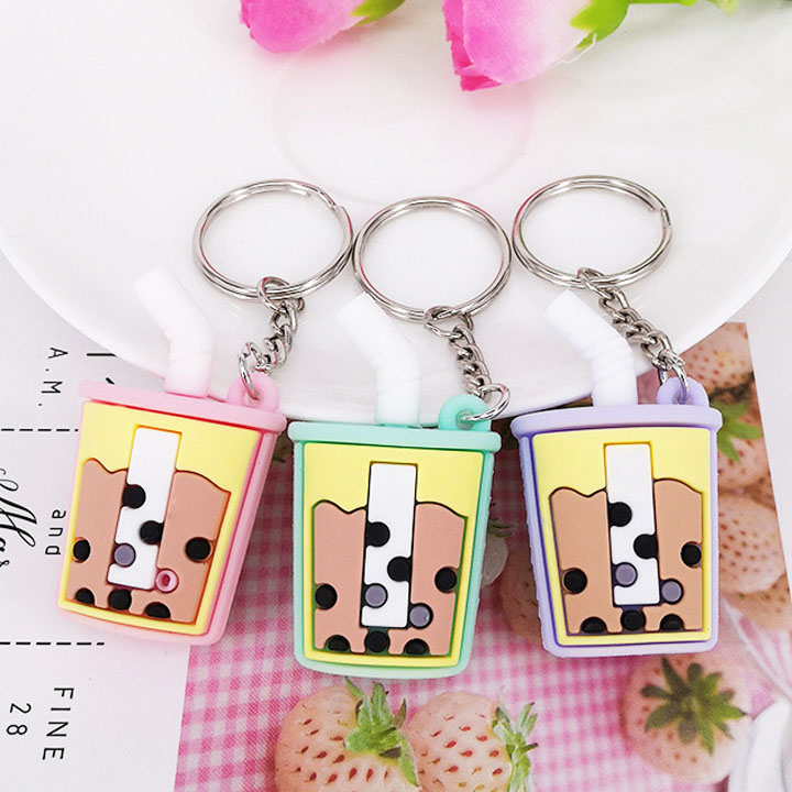 Móc khóa ly trà sữa cute MK13