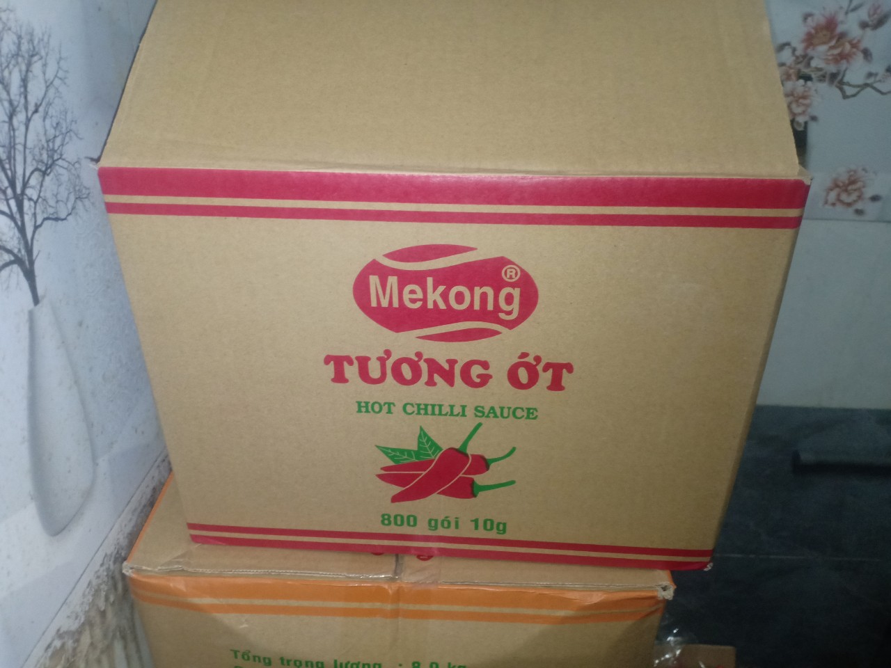 [HCM]THÙNG 800 GÓI TƯƠNG ỚT MEKONG