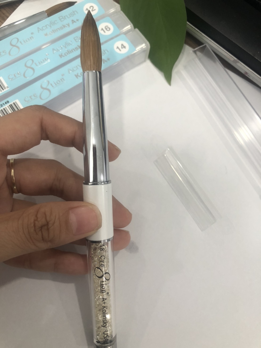 Cọ đắp bột cán đá Cre8tion của Mỹ đủ size
