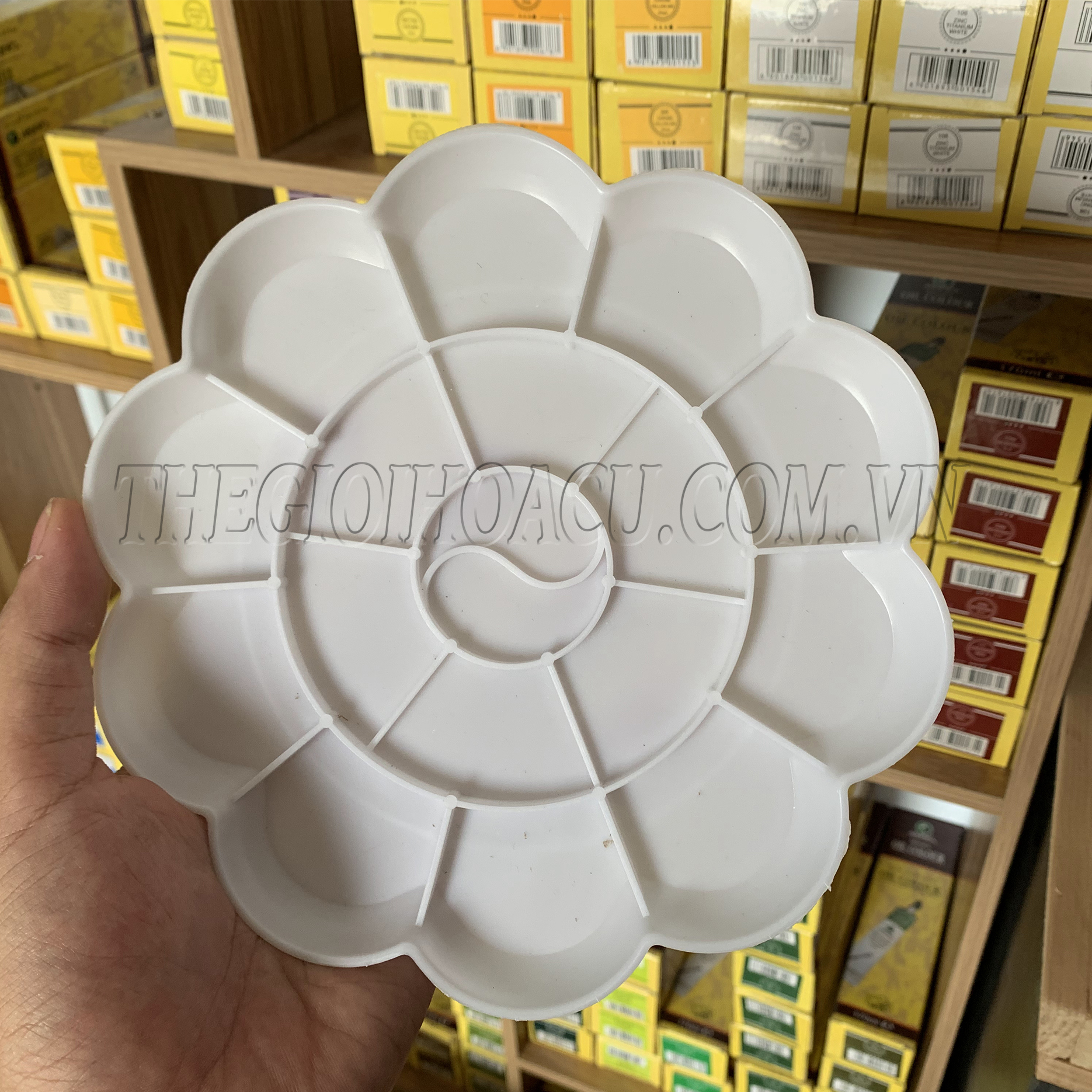 [HCM]Khay Bảng pha màu Nhựa (Palette)