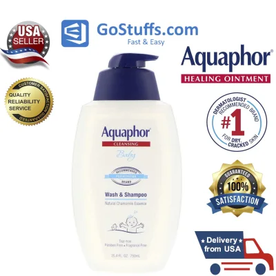 [Hàng Mỹ] Aquaphor Baby Wash and Shampoo Sữa tắm gội 2 trong 1 dành cho bé 750ml