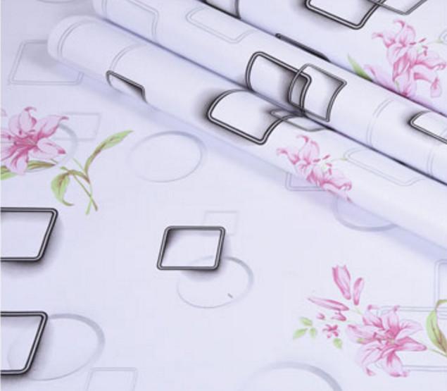 10m Decal GiấY Dán TườNg Ô Vuông Hoa