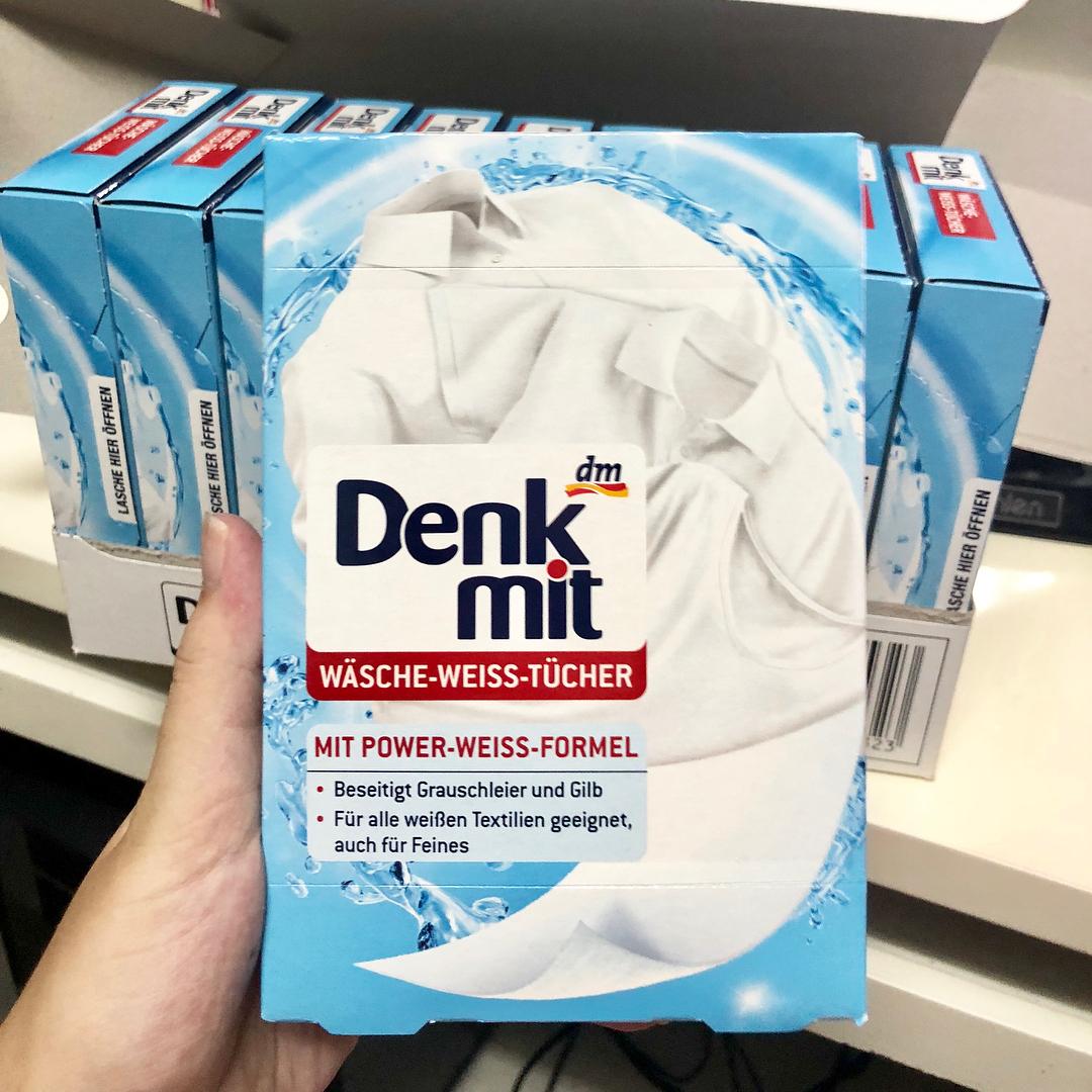 Miếng tẩy trắng quần áo Denkmit của Đức