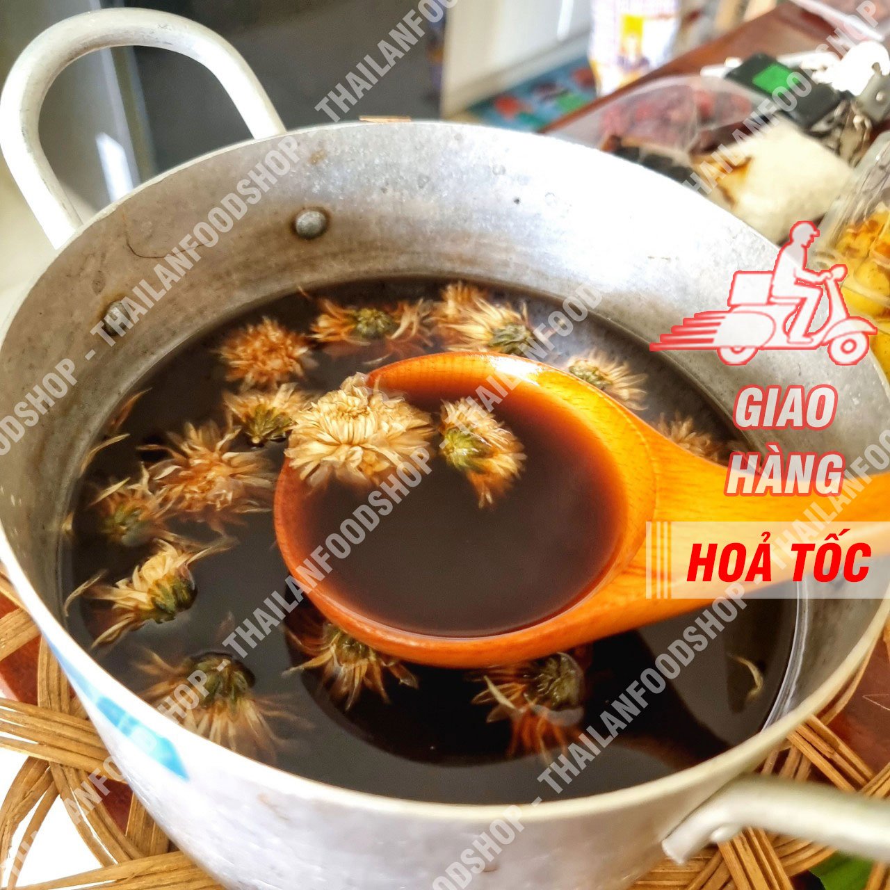 Set Sâm Hoa Cúc 7 Vị Đầy Đủ Nguyên Liệu ( Nấu 4 - 5L )