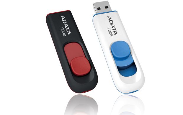 USB Adata C008 32GB 2.0, vỏ bảo vệ siêu bền - Bảo hành 12 tháng