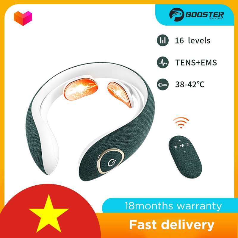 Máy Mát Xa Lưng & Cổ Vai Bằng Điện Đa Năng 6 Chế Độ 16 Cấp Độ Mát Xa Cổ