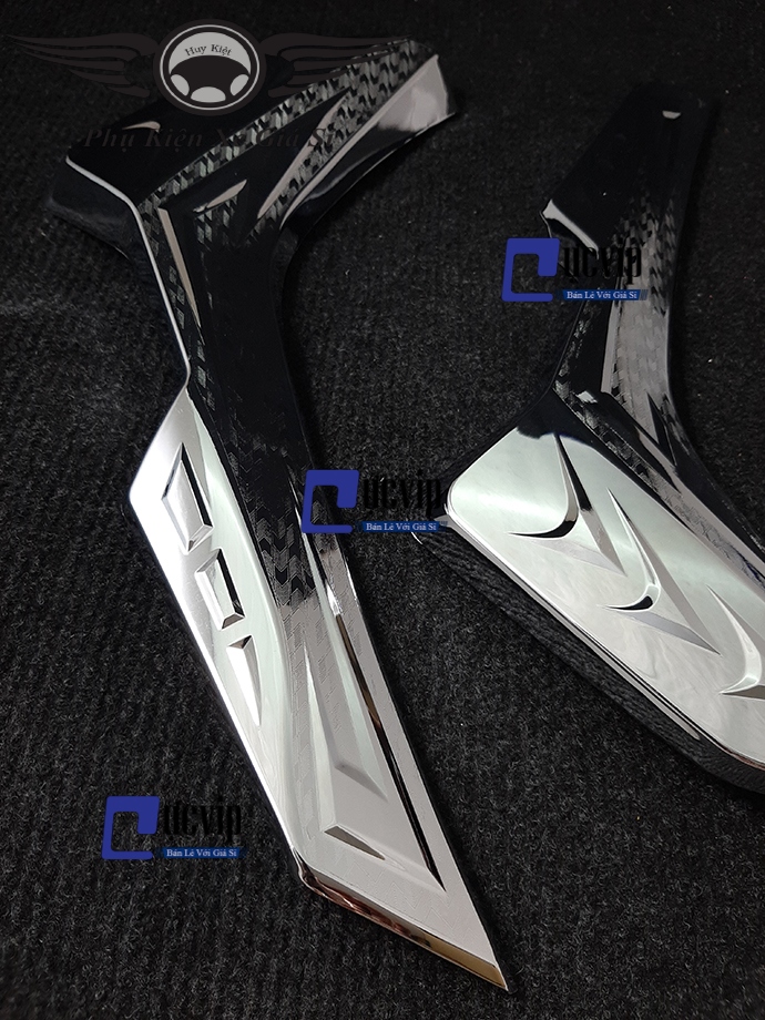 [HCM]Ốp Co Bửng Vario 2018 - 2019 Xi Inox MS1841
