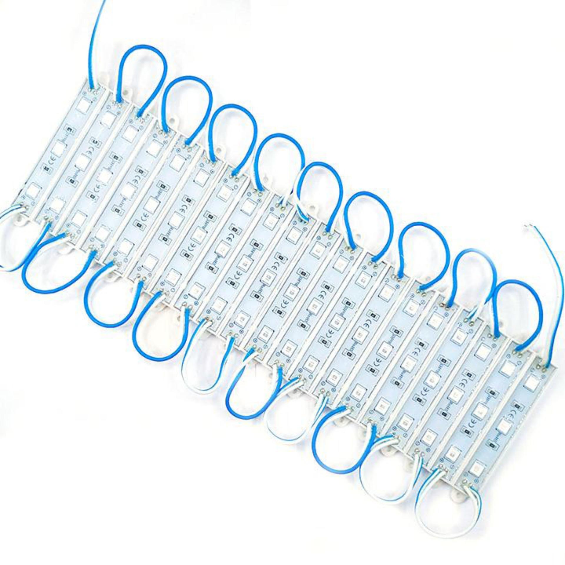 Led Hắt Siêu Sáng Trắng , đỏ , xanh  Dây 20 Thanh