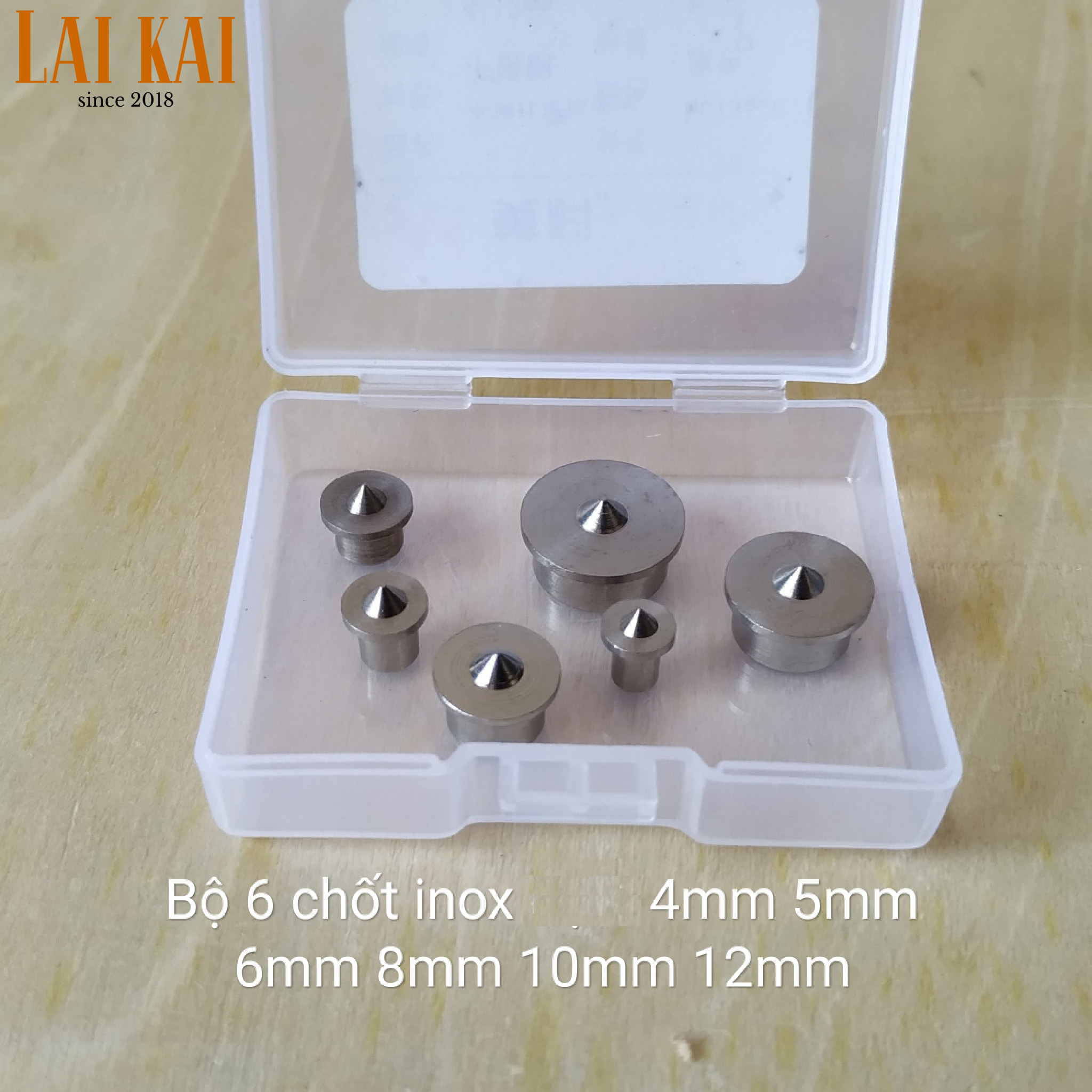 [HCM]Bộ 6 chốt định vị tâm lỗ khoan
