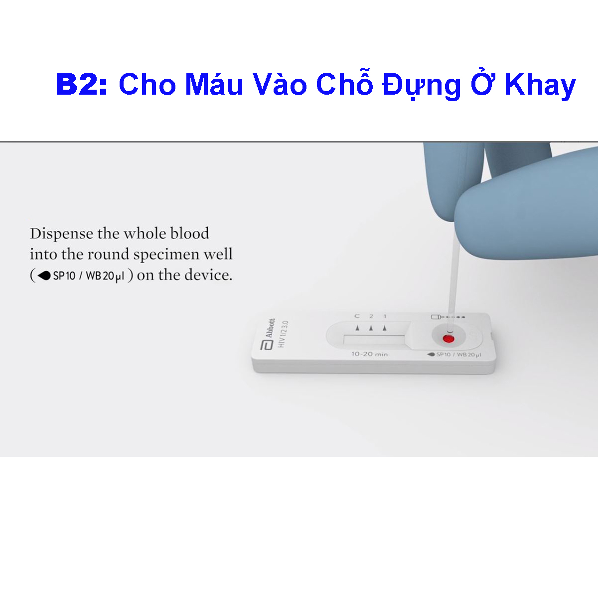 Test Nhanh HIV 1/2 ABBOTT BIOLINE Hàn Quốc