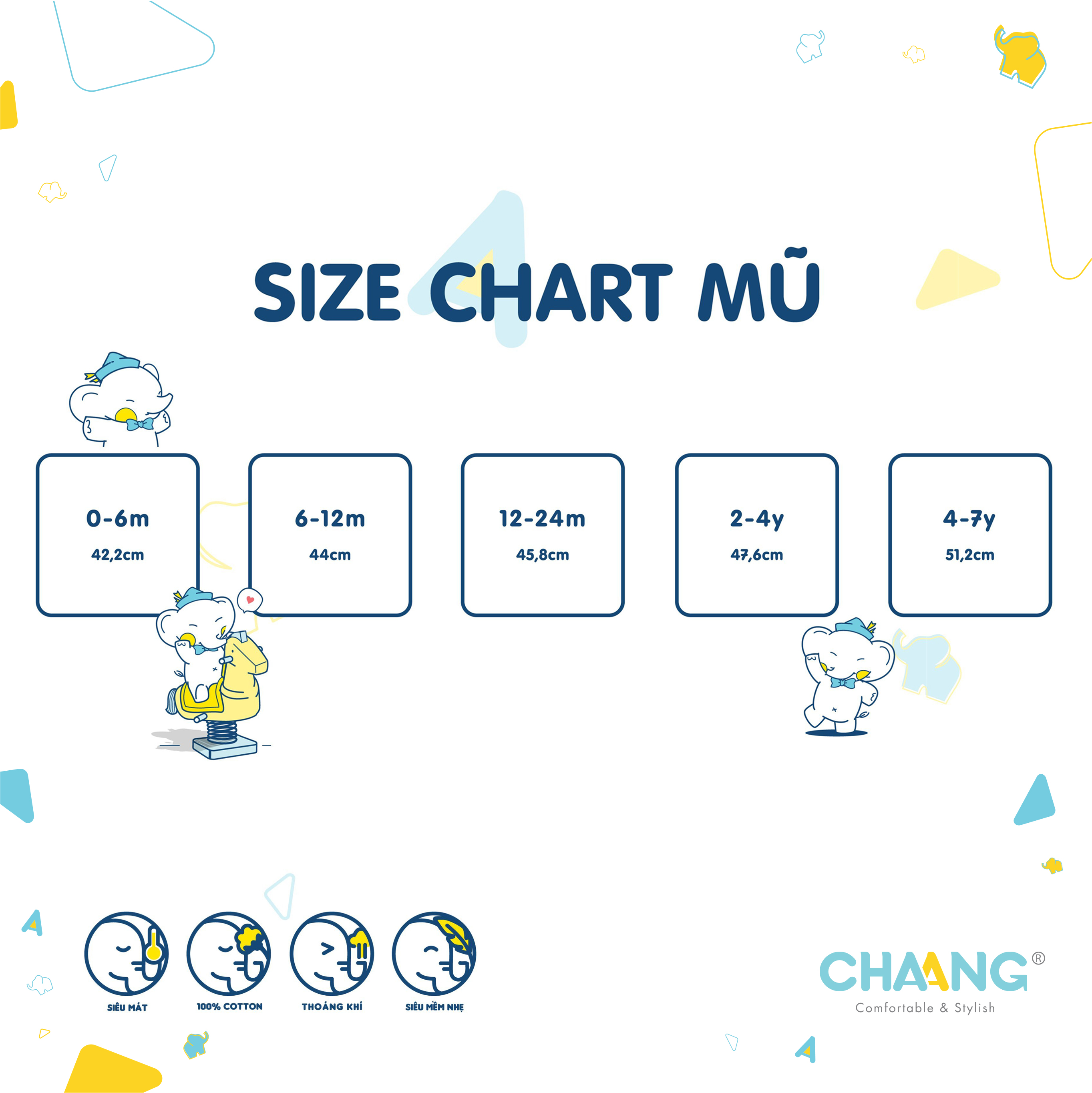 [CHAANG] Mũ vành cho bé trai Spring Chaang