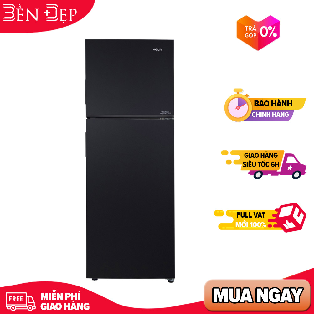 Tủ lạnh aqua inverter 357 lít aqr-t376fa