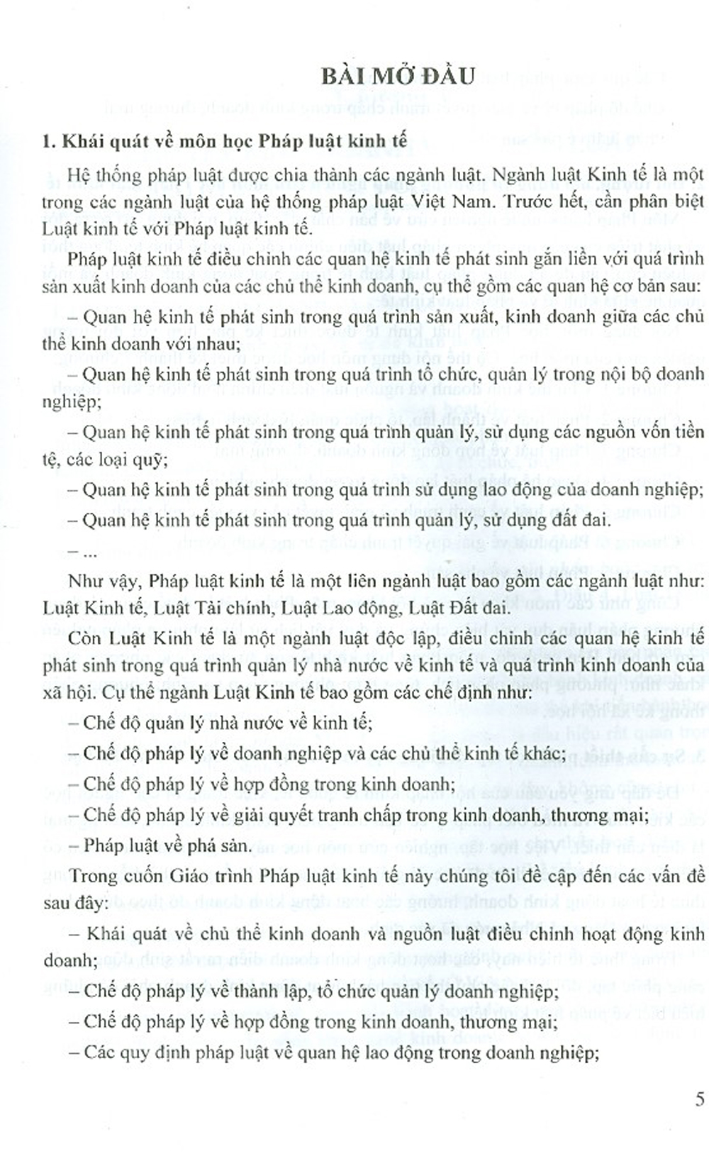 Giáo Trình Pháp Luật Kinh Tế (Dành Cho Sinh Viên Các Trường Đại Học, Cao Đẳng Khối Kinh Tế)