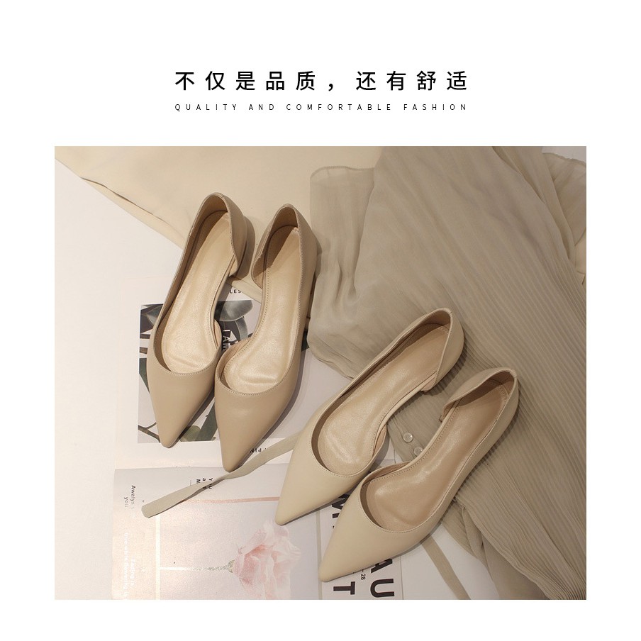 Giày bệt mũi nhọn 3 cm tôn dáng mã SHB8