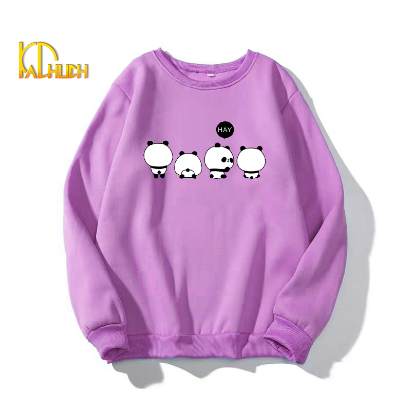 [Hoàn Tiền 15%] ÁO SWEATER IN 4 CON GẤU TRÚC (NHIỀU MÀU)