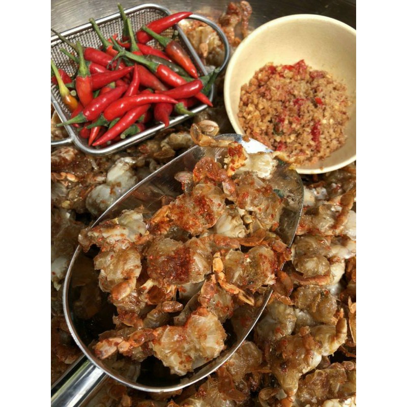 Cua sữa rang muối ớt cay 250gr