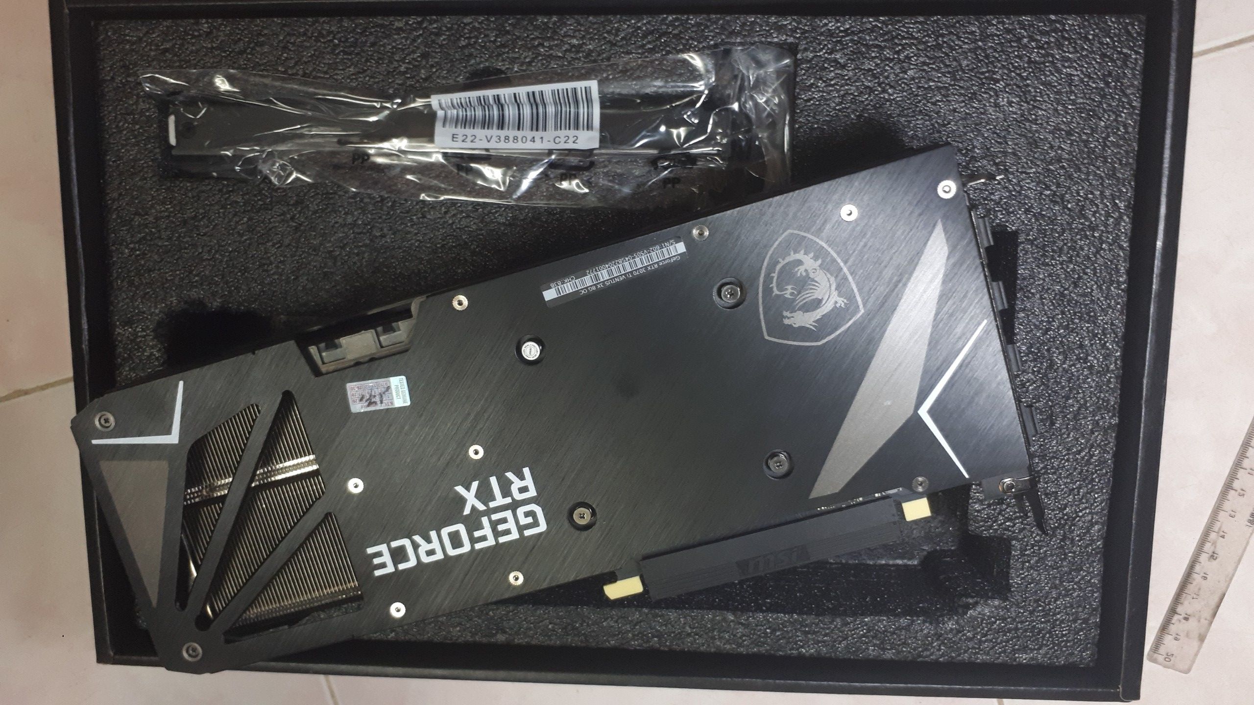 Card màn hình MSI RTX 3070Ti VENTUS 3X