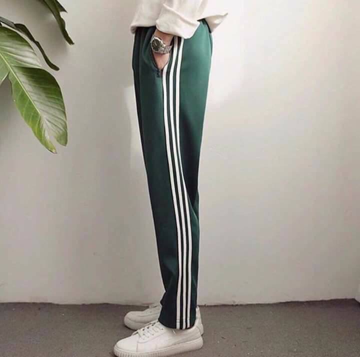 [HCM] (M L XL, 40-70kg Quần 3 Sọc dọc unisex nam/nữ). Có ảnh thật. Quần 3 line unisex nam/nữ
