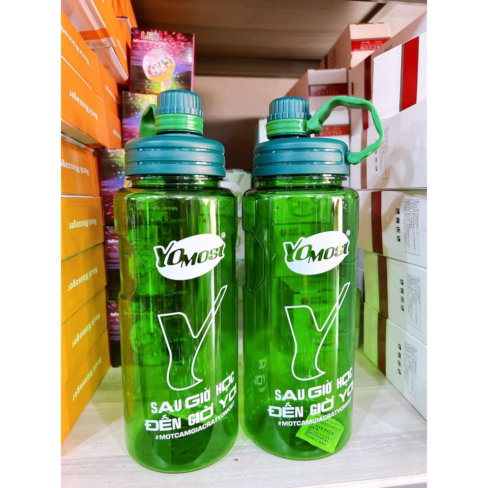 Bình nước có quai xách 2l có chia vạch