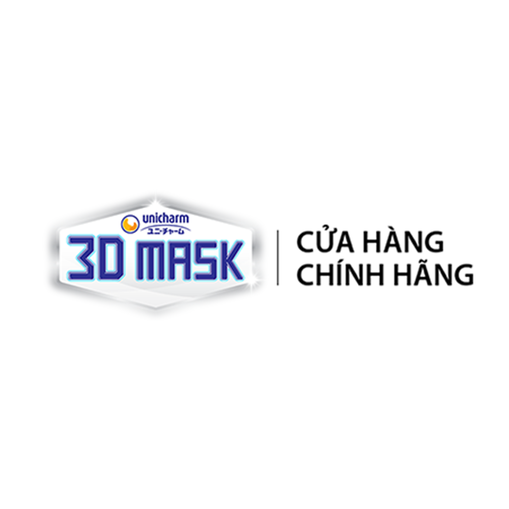 Bộ 2 Hộp Khẩu trang ngăn khói bụi Unicharm 3D Mask Super Fit size M (Ngăn được bụi mịn PM10) 100 miếng