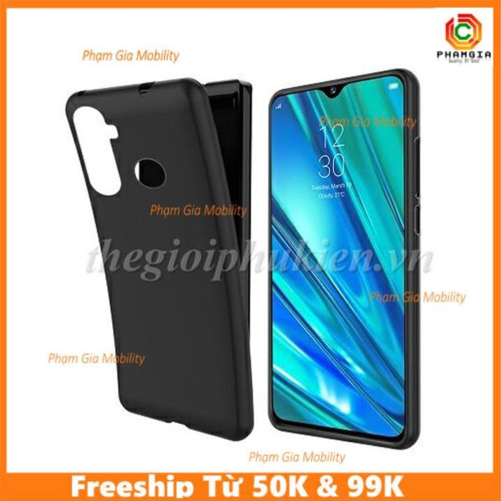 Ốp lưng Realme 5i, Realme 5S, Realme 5, Realme 5 Pro silicon dẻo màu đen