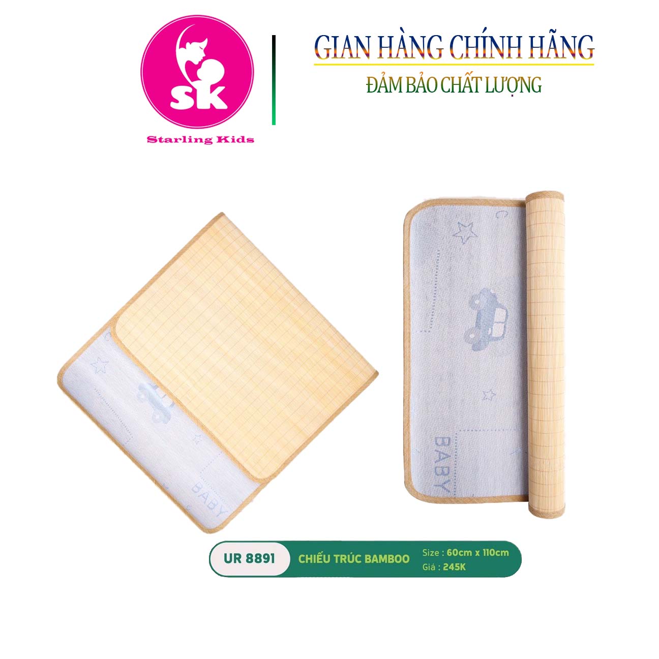 Chiếu trúc tăm tre Uala & Rogo chính hãng