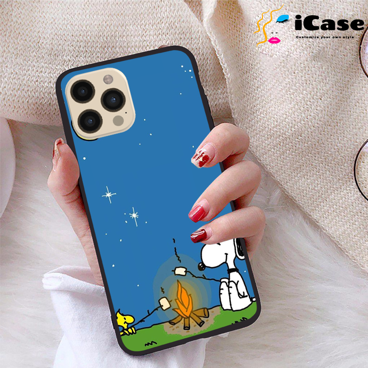 Ốp lưng iPhone 12 Pro Max viền dẻo TPU BST Snopy