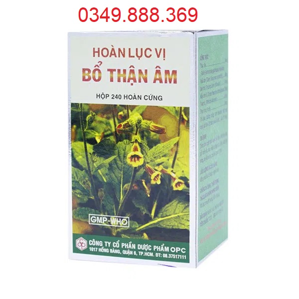 Hoàn lục vị bổ thận âm opc