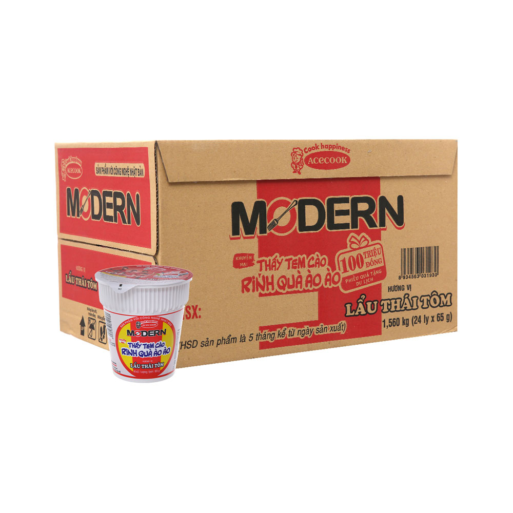 CB 12 LY MÌ MODERN LẨU THÁI TÔM 67GR- 19138