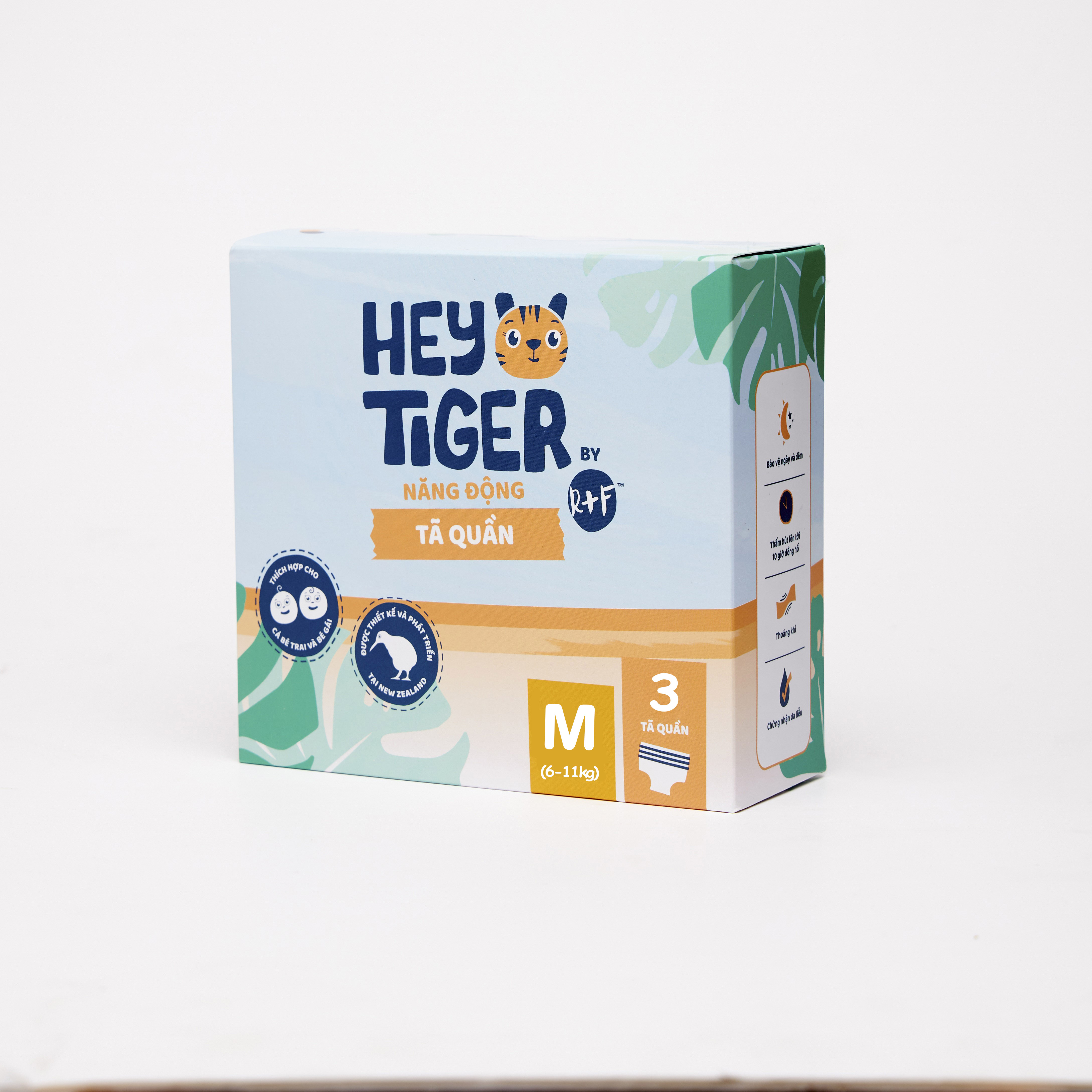 [VOUCHER100K _12-14/12 ] Tã/Bỉm quần Hey Tiger Jumbo Size M 3 miếng