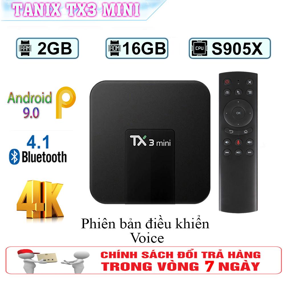 Bảng giá Smart Tivibox TX3 Mini - Android 9.0 - RAM 2GB- ROM 16GB - Bảo hành phần mềm trọn đời Điện máy Pico