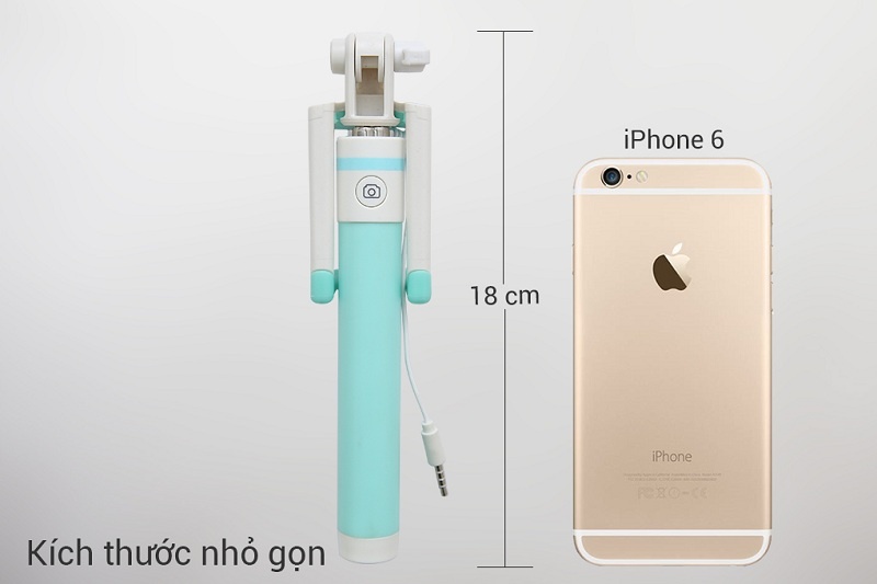 [HCM]Gậy selfi Monopod Macron M1 - Xanh