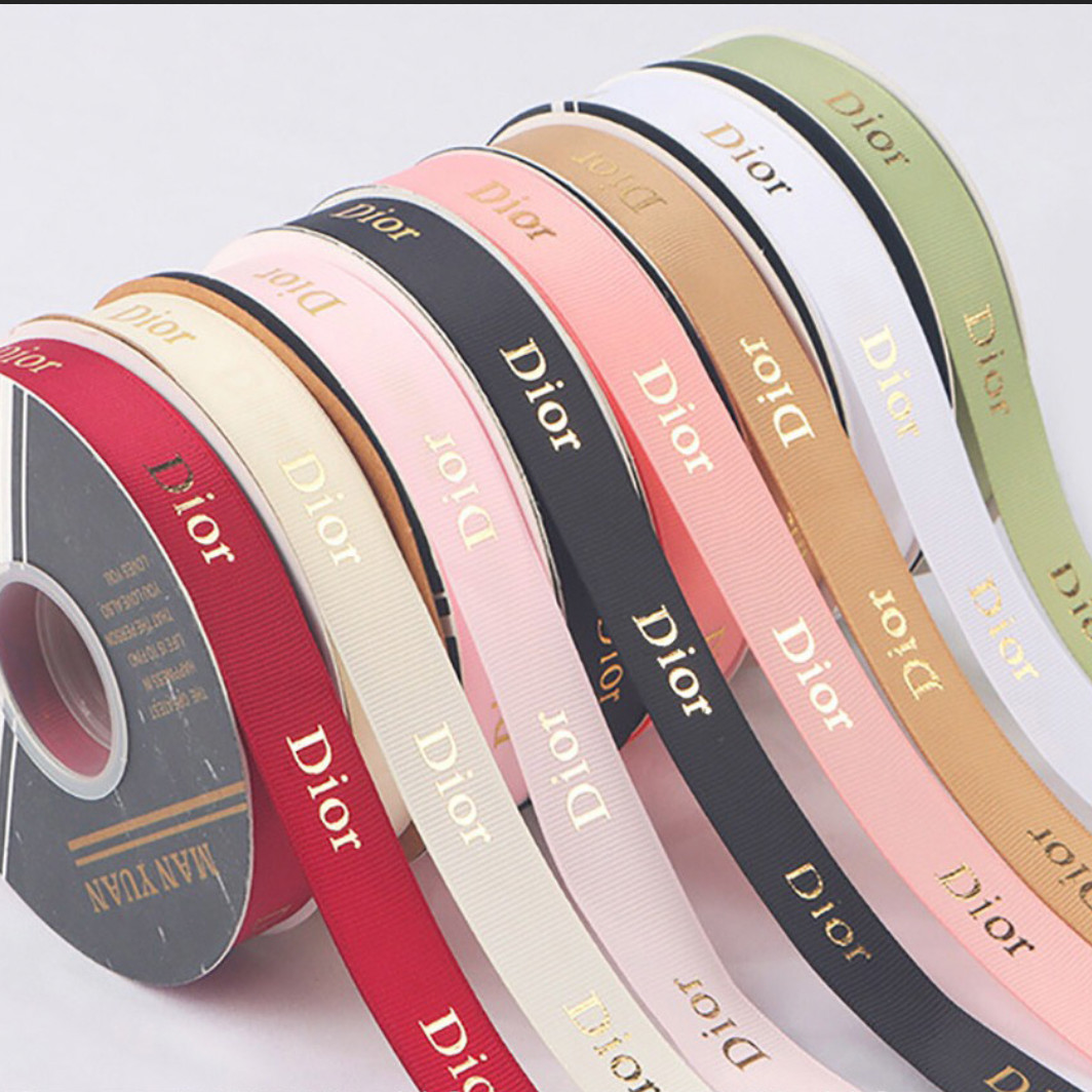 Ruy băng gân chữ Dior 1 mét