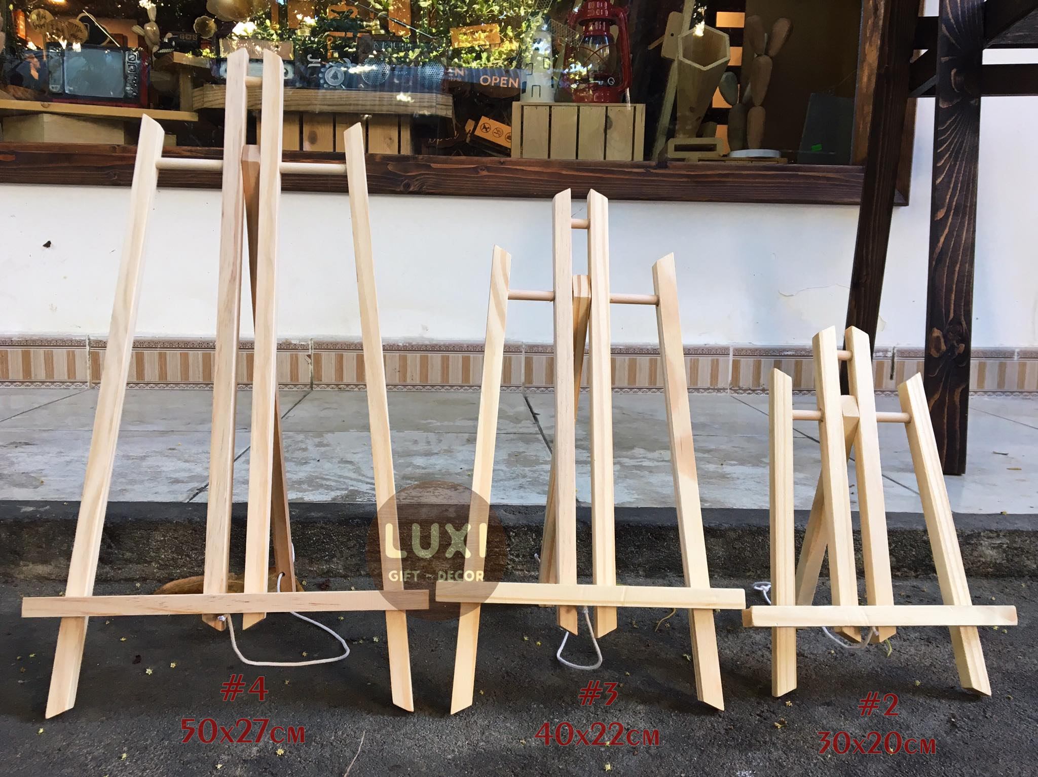 Chân gỗ gấp decor để bàn nhiều kích cỡ