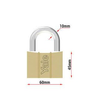 [Chính hãng] Khóa Bấm Yale V140/60 - Khoá 6 phân bấm Yale