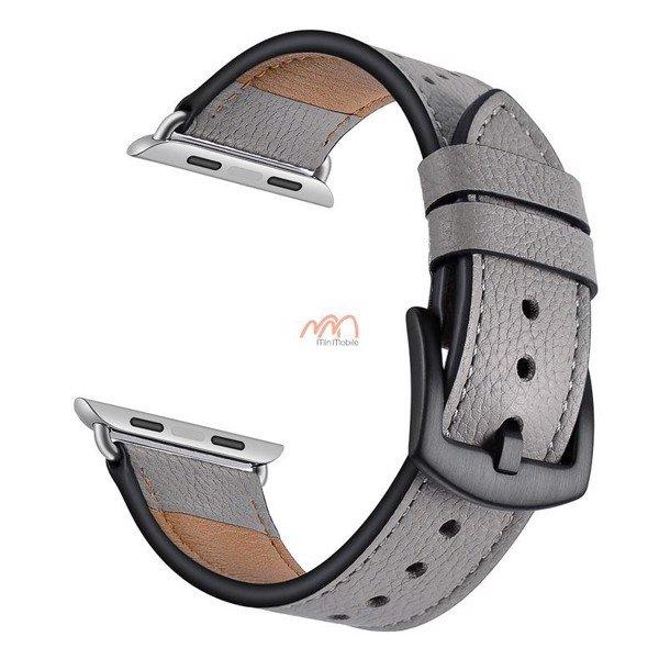 Dây da bấm lổ Apple Watch seri 1 2 3 4 5
