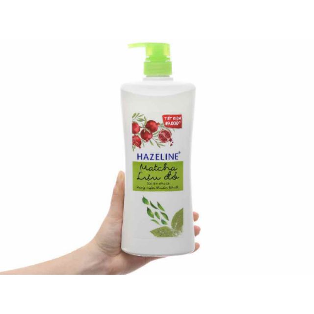 [HCM]Sữa tắm dưỡngHazeline lựu đỏ 900gr.- Chai Đỏ