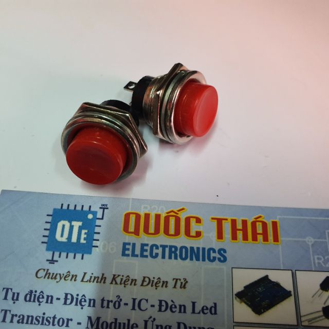 Combo 2 nút nhấn đề đường kính 15mm