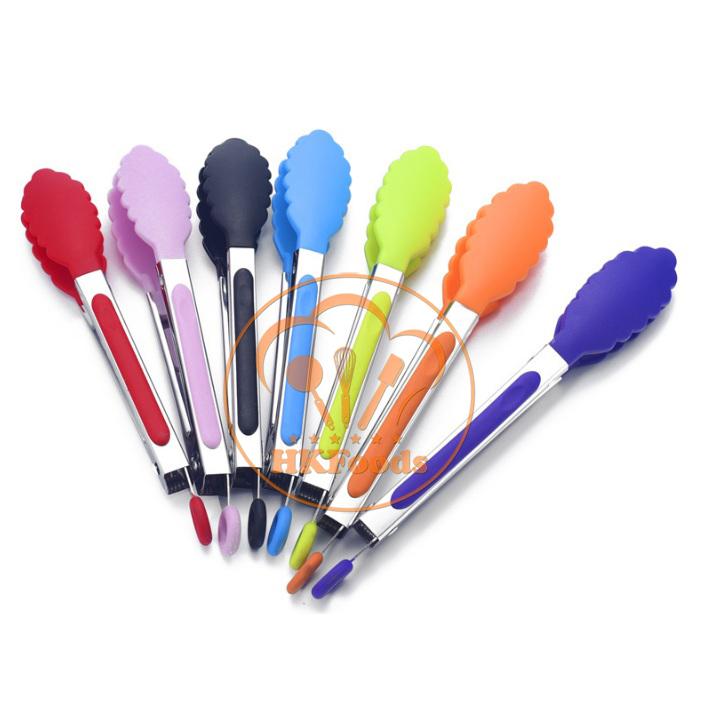 Kẹp gắp bánh, dụng cụ gắp thức ăn silicon 21cm