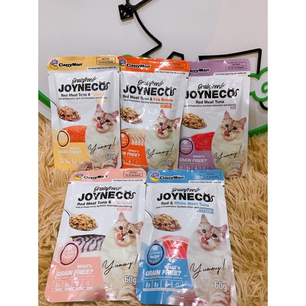 Pate Cho Mèo JOYNECO CattyMan (GRAIN FREE) Cho Mèo Mọi Lứa Tuổi 60g - [Nông Trại Thú Cưng]