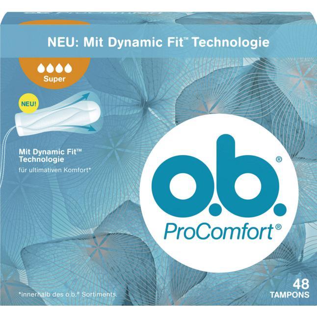Băng vệ sinh Tampon O.B ProComfort 48 miếng (Super)