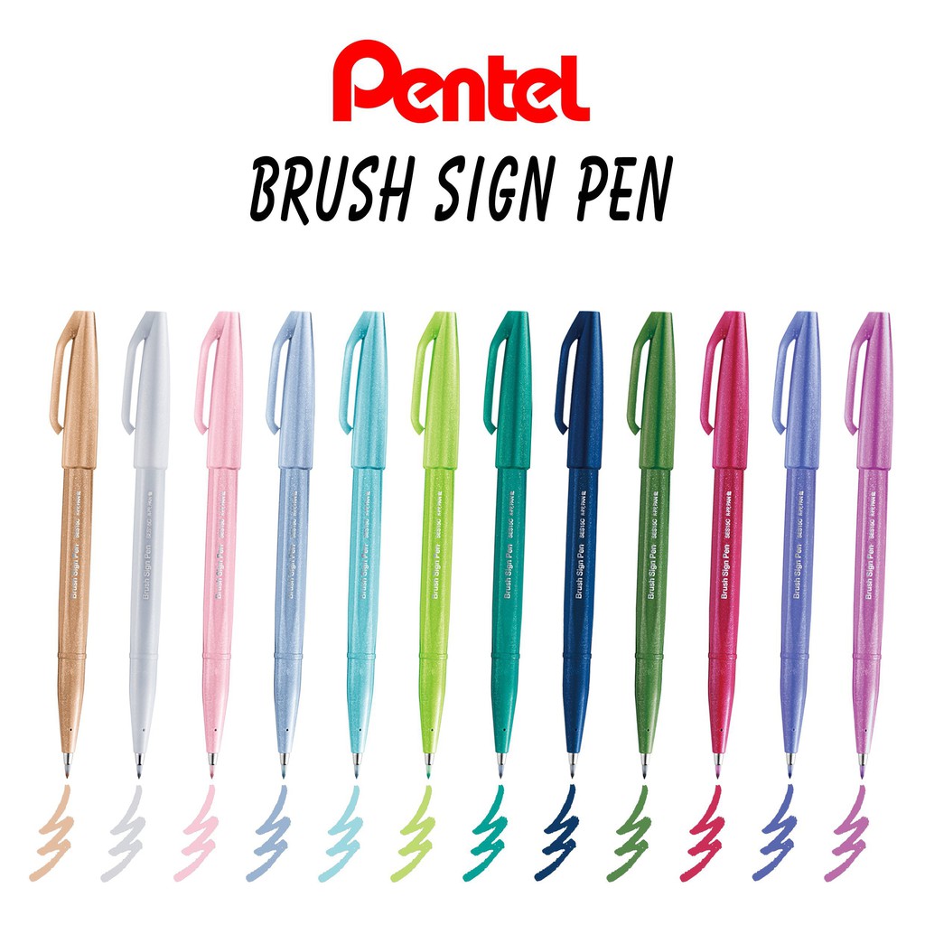Bút Calligraphy Pentel Sign Brush Pen [HVVT]
