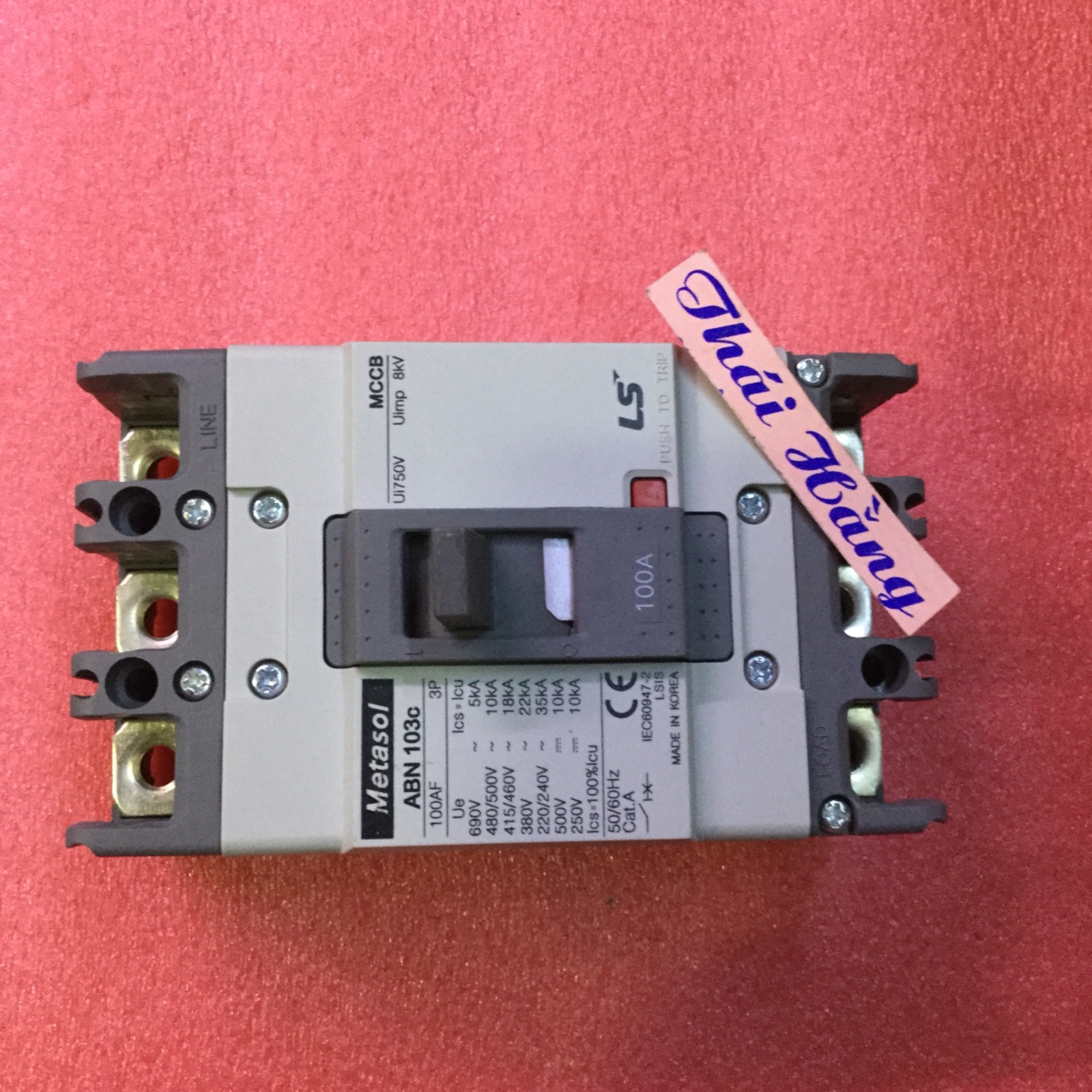 Attomat Metasol -103 c -3 pha 100 A/LS