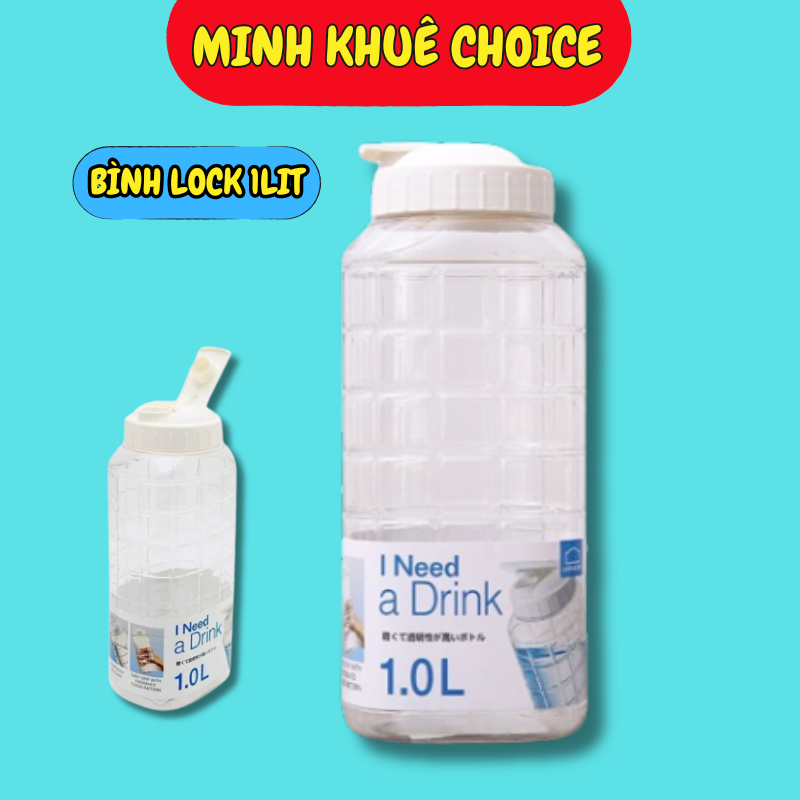 Bình nước lock & lock 1 Lit hàng khuyến mãi