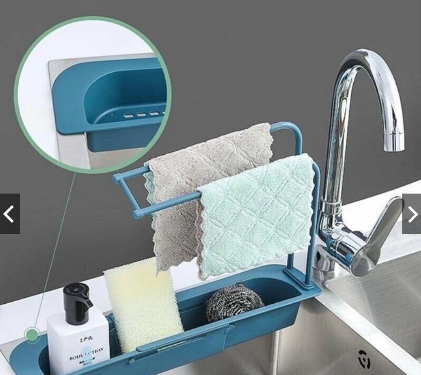 (nhựa)Giá Để Giẻ Rửa Bát - Khay Để Giẻ Rửa Bát
